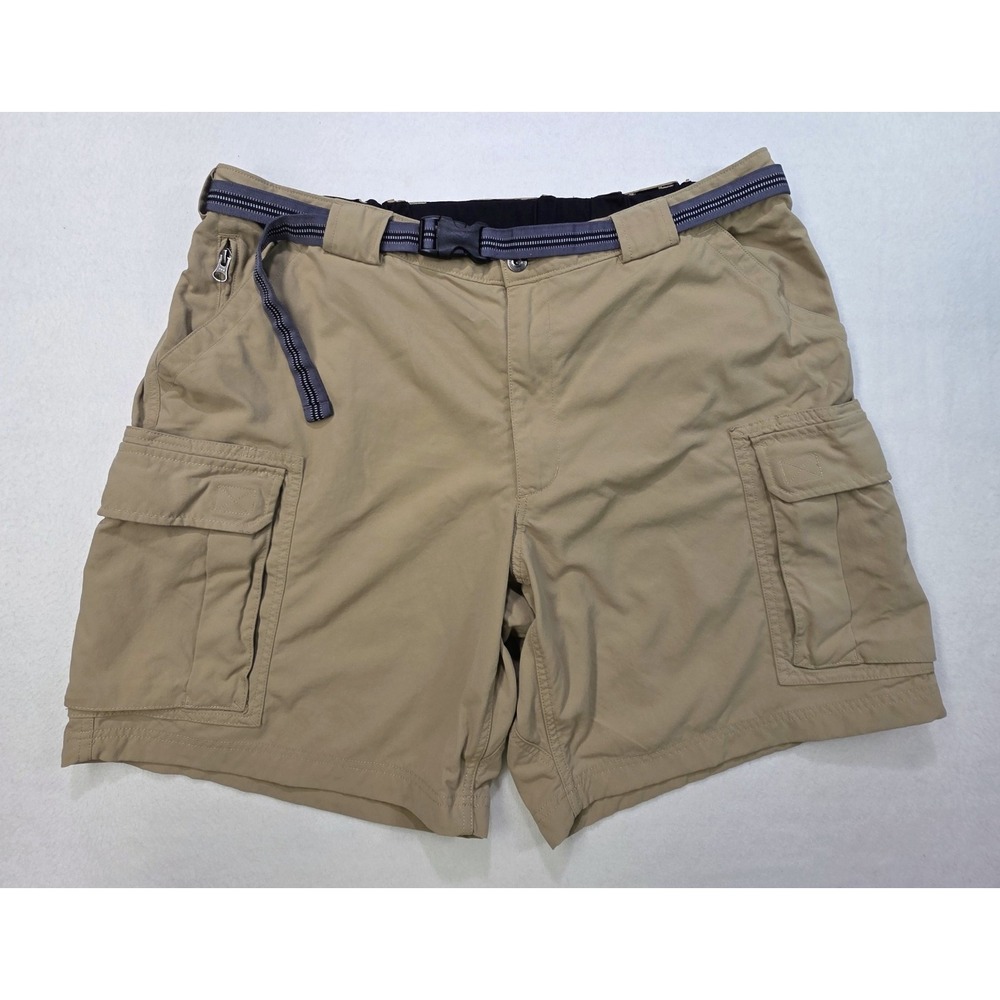 Duluth Trading Cargo Shorts Mens 2XL 40 Flex Dry on the Fly Belted LIMITED USE